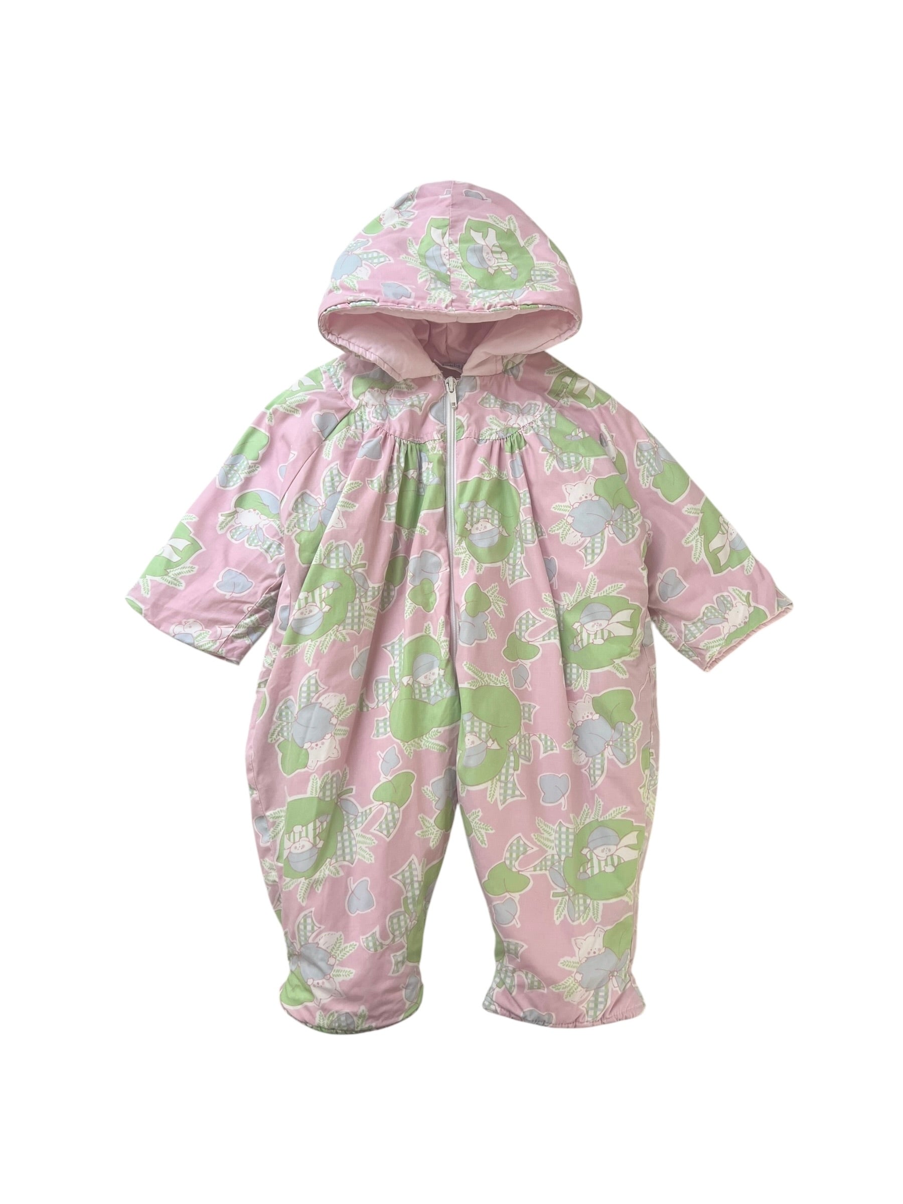 Combi pilote bébé fleuri - 12 mois - État correct sur Bichette Kids